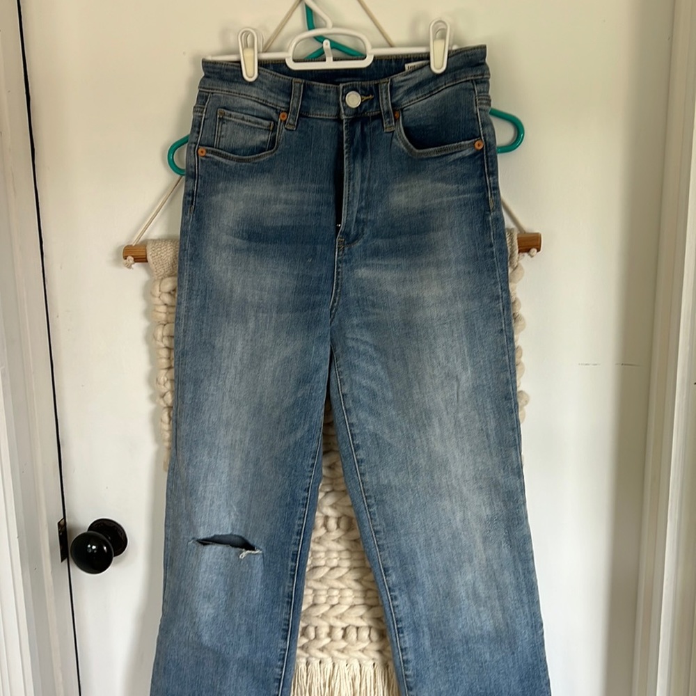 blank nyc // baxter ribcage straight leg jeans